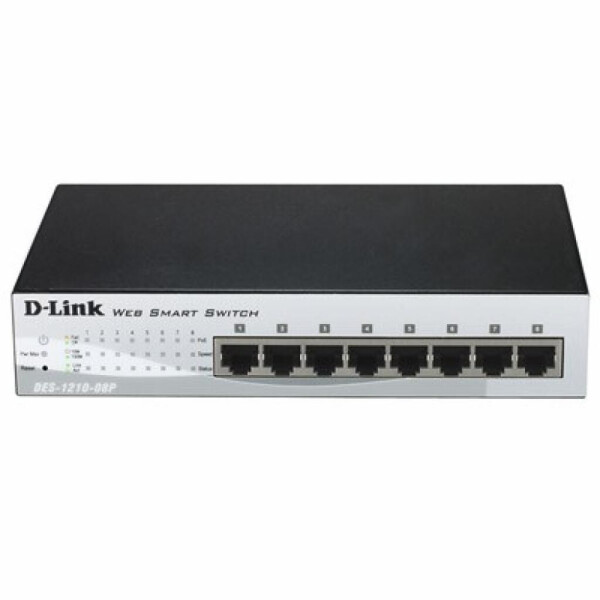 

Коммутатор сетевой D-Link DES-1210-08P