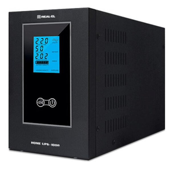 

Источник бесперебойного питания REAL-EL HOME UPS-1000 (EL122100002)