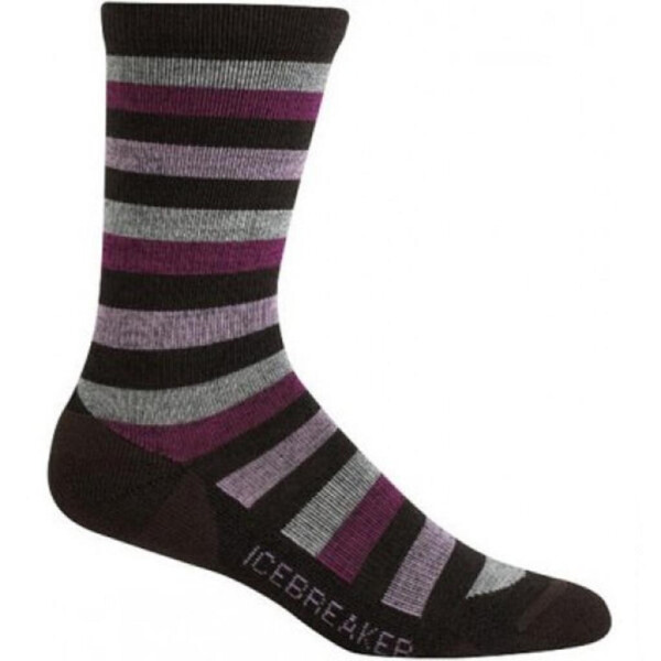 

Термоноски Icebreaker City Lite Crew WMN java/bone/cranberry L (IBN 313 873 L)