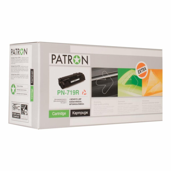 

Картридж PATRON CANON 719 Extra (PN-719R) (CT-CAN-719-PN-R)