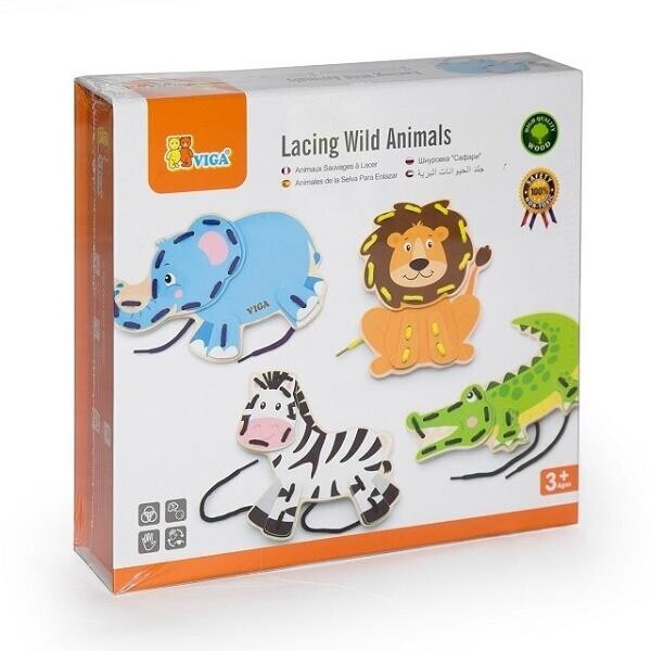 

Шнуровка Viga Toys 'Дикие животные' (51326)