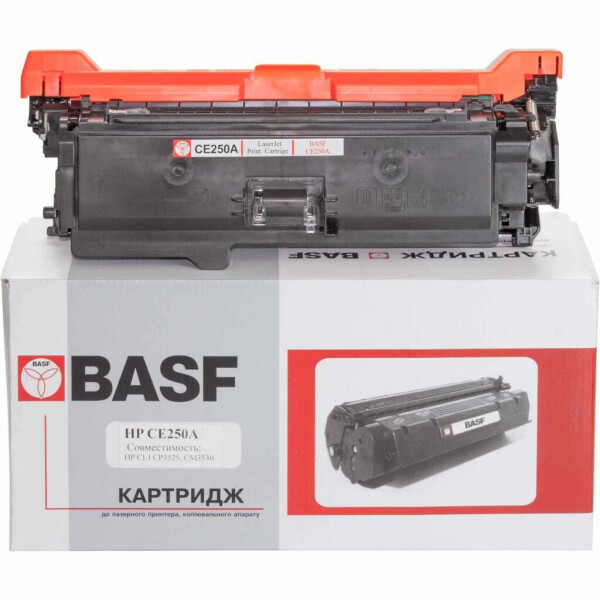 

Картридж BASF для HP CLJ CM3530/CP3525 аналог CE250A Black (KT-CE250A)