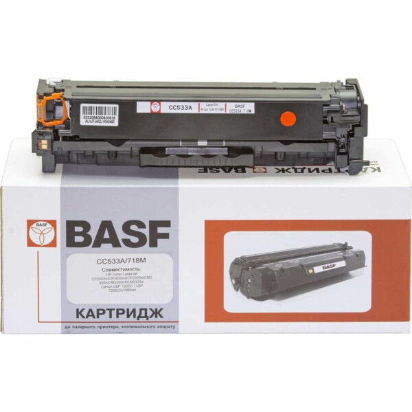 

Картридж BASF для HP CLJ CP2025/CM2320, Canon 718 Magenta (KT-CC533A)