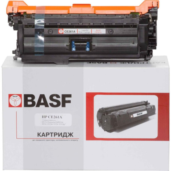 

Картридж BASF для HP CLJ CP4025dn/4525xh аналог CE261A Cyan (KT-CE261A)