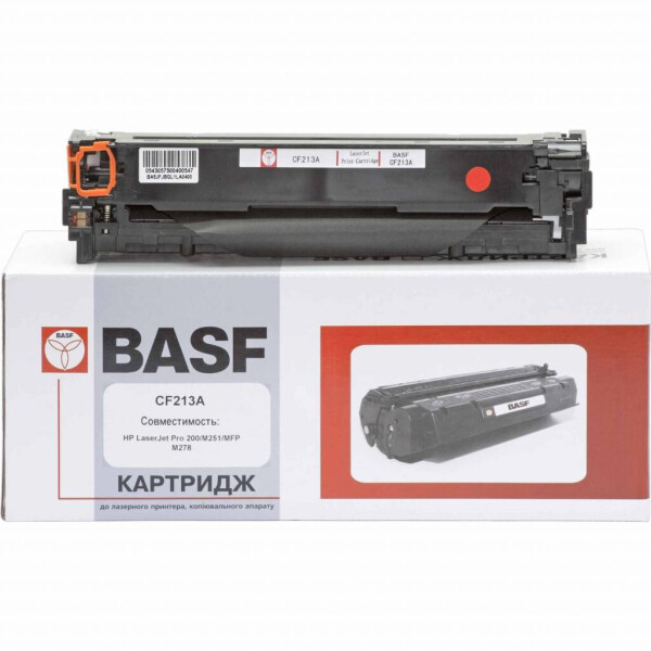 

Картридж BASF для HP CLJ M276n/M251n аналог CF213A Magenta (KT-CF213A)