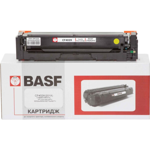 

Картридж BASF для HP LJ M252/M277 X аналог CF402X Yellow (KT-CF402X)