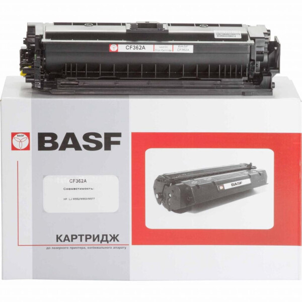 

Картридж BASF для HP LJ M552/M553/M577 аналог CF362A Yellow (KT-CF362A)