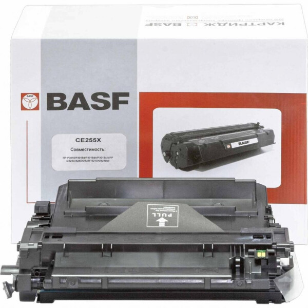 

Картридж BASF для HP LJ P3015 аналог CE255X Black (KT-CE255X)