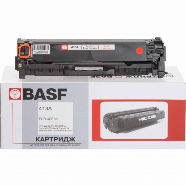 

Картридж BASF для HP LJ Pro M452dn/M452nw/M477fdn Magenta (KT-CF413A)