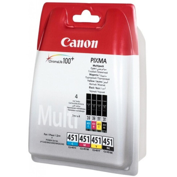 

Картридж Canon CLI-451 C/M/Y/Bk Multi Pack (6524B004)