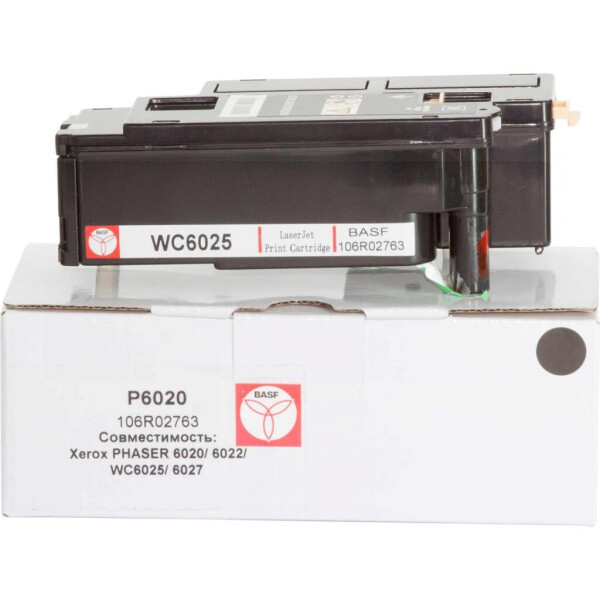 

Картридж BASF для Xerox Phaser 6020/6022/WC6025/6027 Black (KT-106R02763)