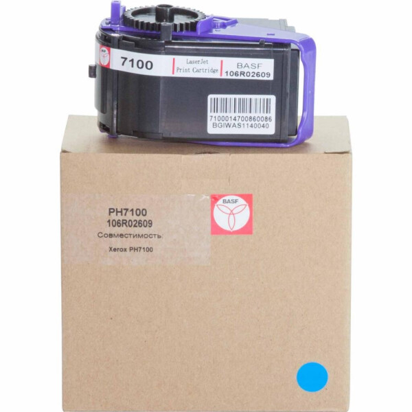 

Картридж BASF для Xerox Phaser 7100 Cyan (KT-106R02609)