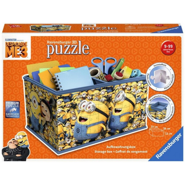 

Пазл Ravensburger 3D Girly Girl Шкатулка Гадкий я 3 216 элементов (RSV-112609)