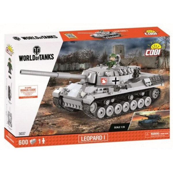 

Конструктор Cobi World Of Tanks Леопард 1, 600 деталей (COBI-3037)