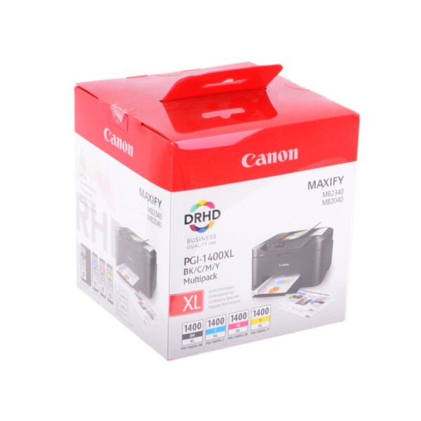 

Картридж Canon PGI-1400 XL Cyan/Magenta/Yellow/ Black Multi Pack (9185B004)