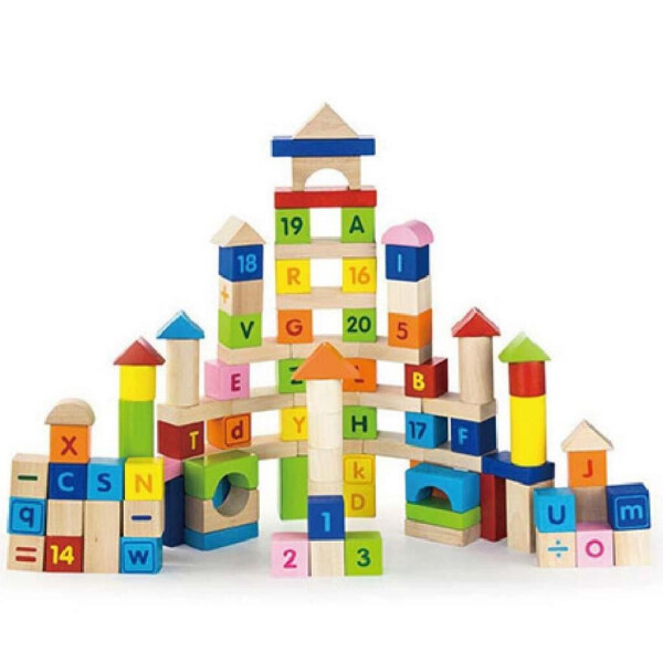 

Кубики Viga Toys Кубики Алфавит и числа (50288)