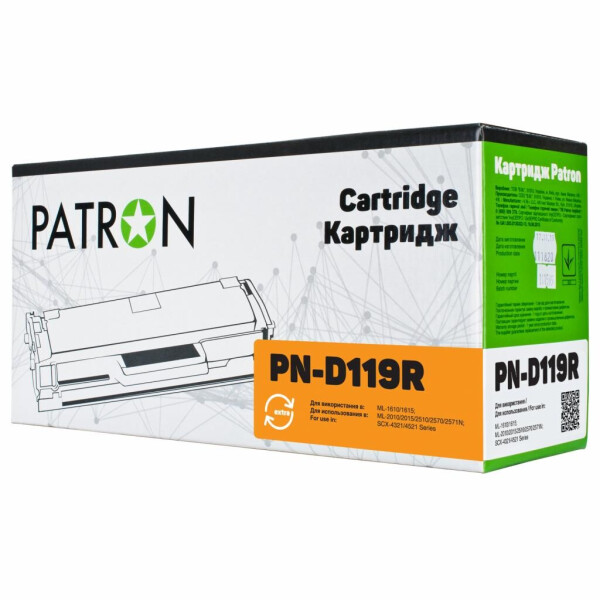

Картридж PATRON SAMSUNG MLT-D119S Extra (PN-D119R)