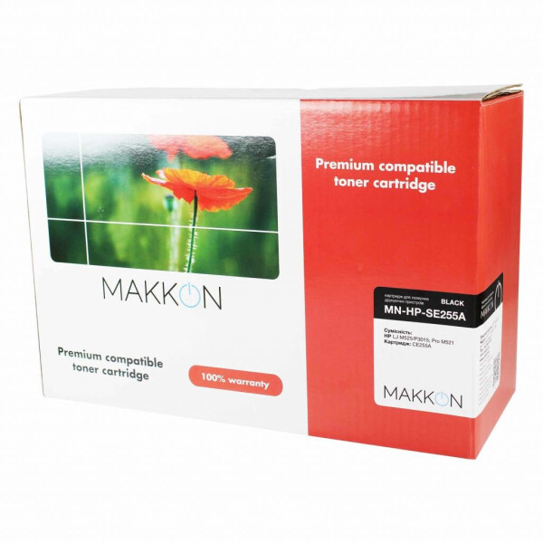 

Картридж Makkon HP LJ CE255A 6k (MN-HP-SE255A)