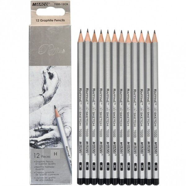 

Карандаши графитные H Marco Raffine 12 штук 3.7mm (7000-12CB)