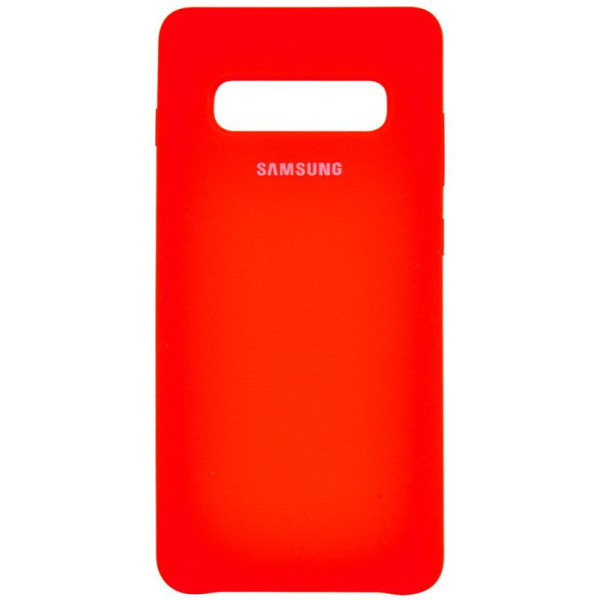 

Silicone case (AAA) для Samsung Galaxy S10+ (Красный / Red) (707953)