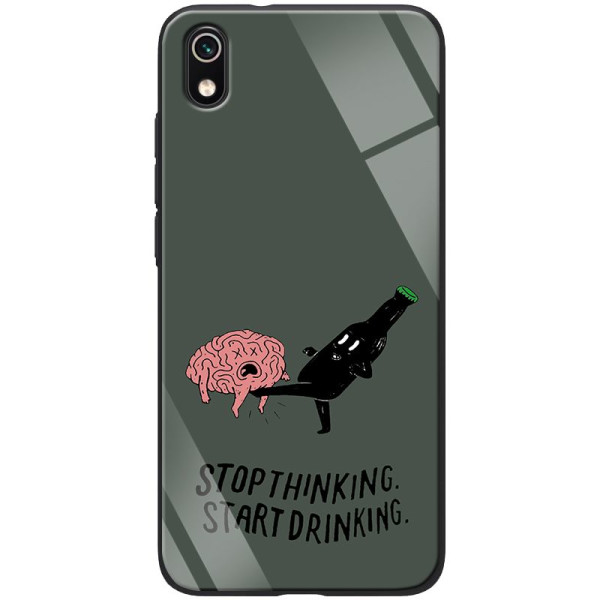 

TPU+Glass ForFun для Xiaomi Redmi 7A (Stopthinking) (746531)