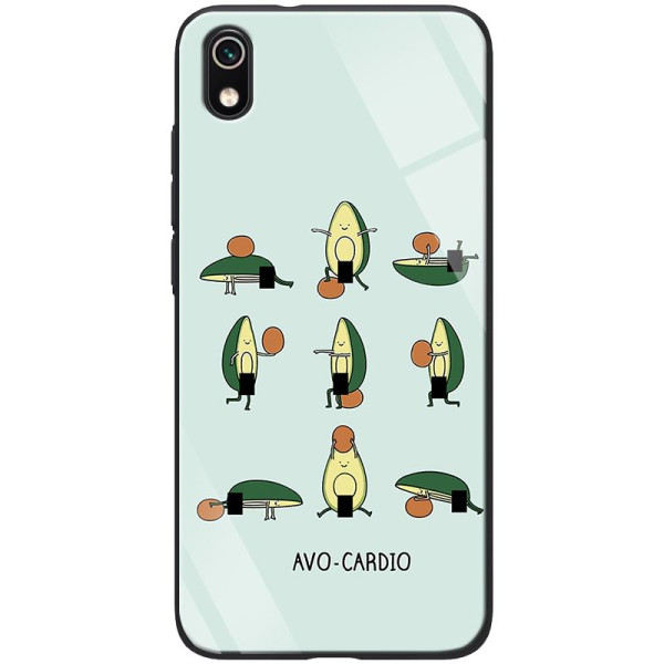 

TPU+Glass ForFun для Xiaomi Redmi 7A (Авокардио) (746532)