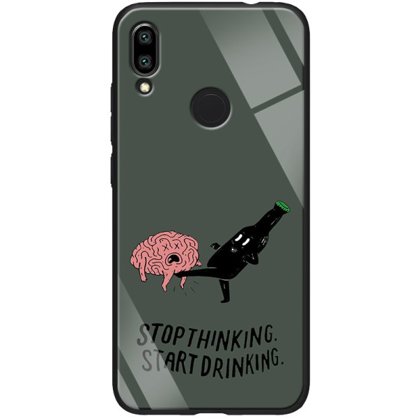 

TPU+Glass ForFun для Xiaomi Redmi 7 (Stopthinking) (746520)