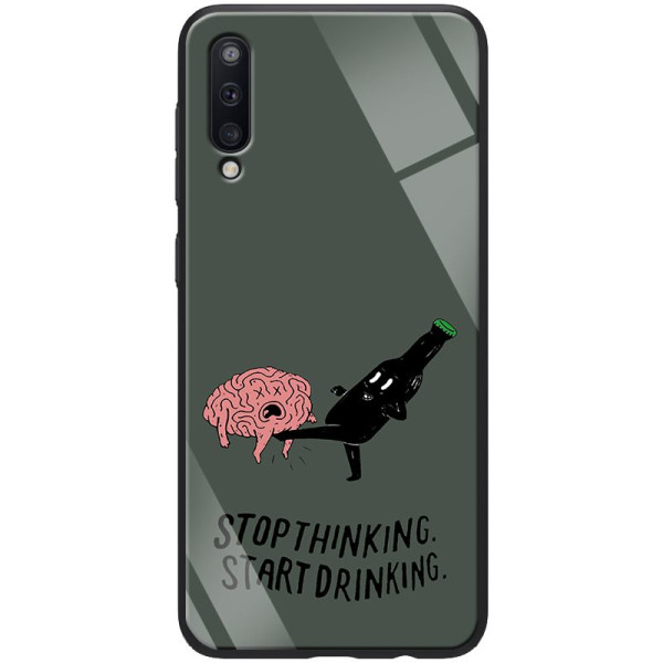 

TPU+Glass ForFun для Samsung Galaxy A70 (A705F) (Stopthinking) (746498)