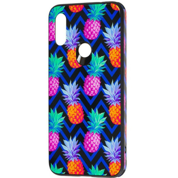 

TPU+Glass Cute Print для Xiaomi Redmi Note 7 / Note 7 Pro / Note 7s (Ананасы) (747577)