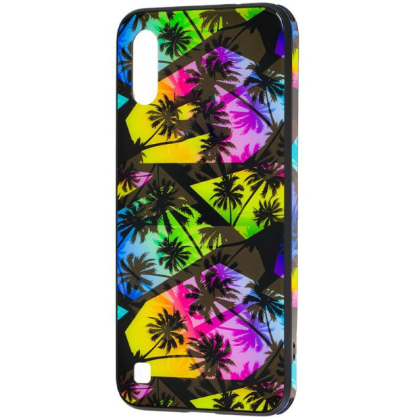 

TPU+Glass Cute Print для Samsung Galaxy A10 (A105F) (Пальмы) (747526)