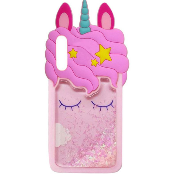 

силиконовый Unicorn 3D для Samsung Galaxy A70 (A705F) (Розовый) (717849)