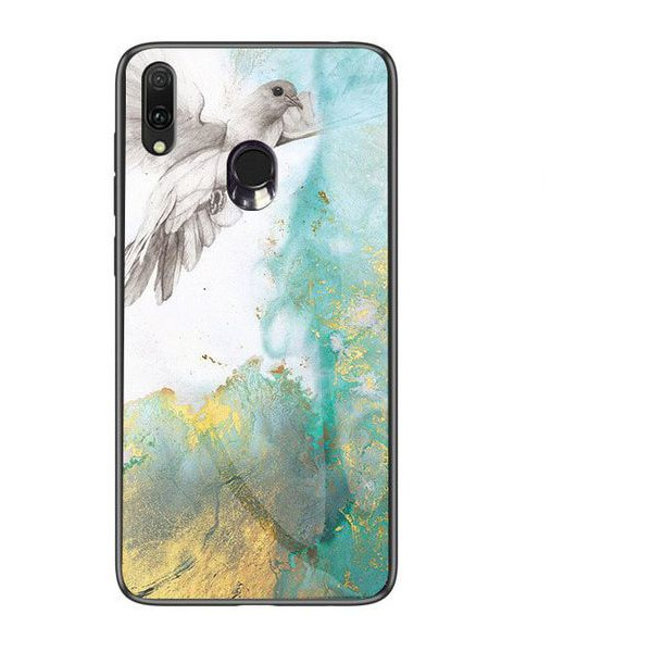 

TPU+Glass Luxury Marble для Samsung Galaxy M20 (Голубь) (708069)