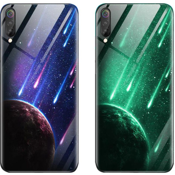

TPU+Glass светящийся в темноте для Xiaomi Mi 9 (Метеорит) (691211)