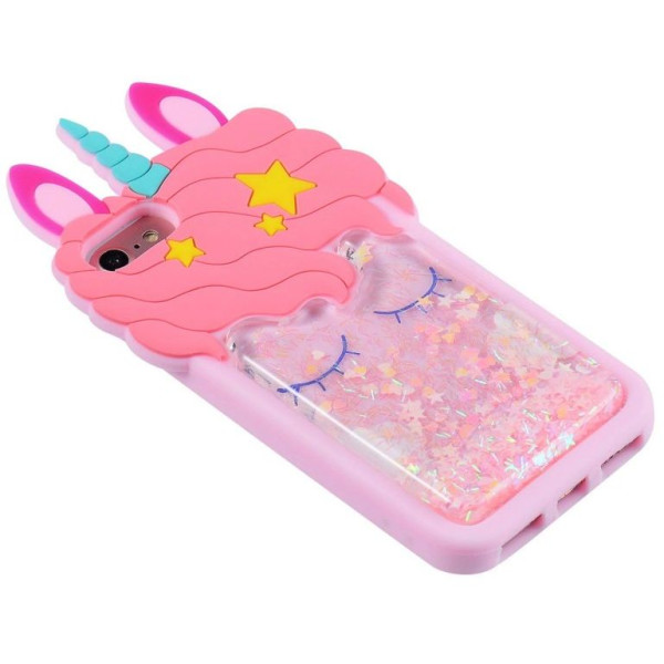 

силиконовый Unicorn 3D для Apple iPhone 6 / 6s / 7 / 8 (4.7) (Розовый) (597951)