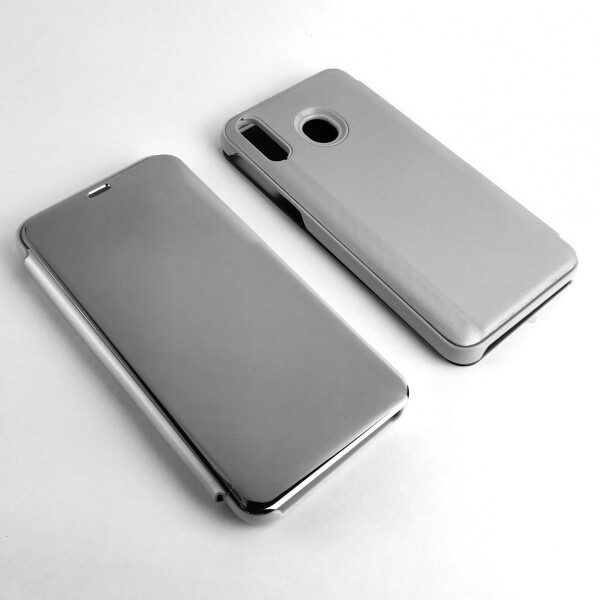 

Чехол-книжка Mirror Clear View для Samsung Galaxy M20 Silver