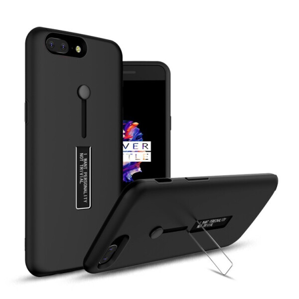 

Чехол Shell Armor для OnePlus 5 с подставкой и кольцом-держателем Black