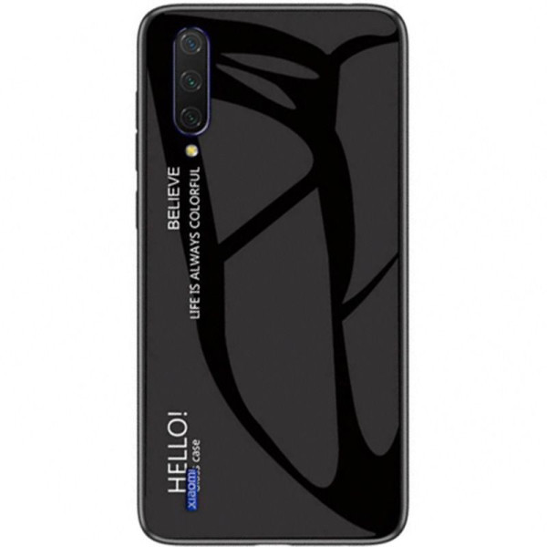 

TPU+Glass Gradient HELLO для Xiaomi Mi A3 (CC9e) (Черный) (743696)