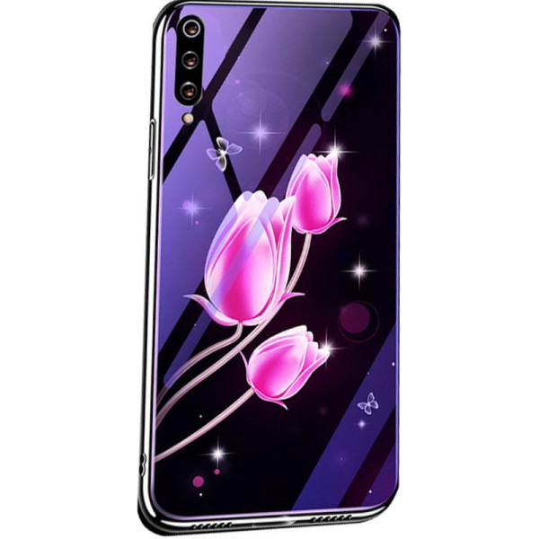 

TPU+Glass Fantasy с глянцевыми торцами для Xiaomi Mi A3 (CC9e) (Тюльпаны) (718112)