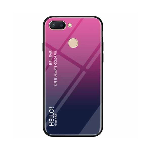 

TPU+Glass Gradient HELLO для Xiaomi Redmi 6 (Малиновый) (661754)