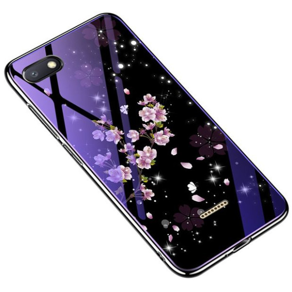 

TPU+Glass Fantasy с глянцевыми торцами для Xiaomi Redmi 6A (Цветение) (660432)