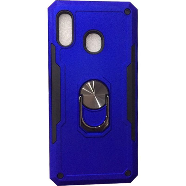 

ударопрочный SG Ring Color магнитный держатель для Samsung Galaxy A20 / A30 (Синий) (718378)