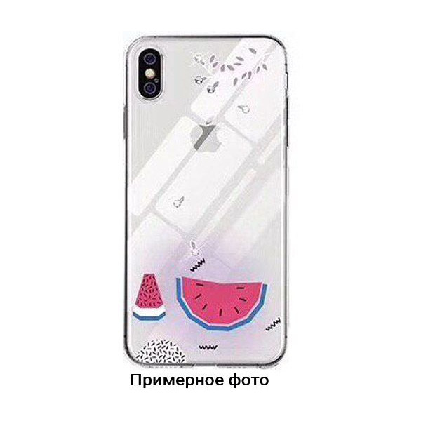 

TPU Luxure Diamond full protective для Xiaomi Redmi Note 7 / Note 7 Pro / Note 7s (Голубой / Арбуз) (715302)