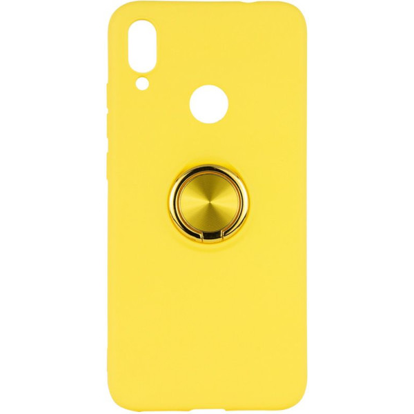 

TPU Summer ColorRing под магнитный держатель для Samsung Galaxy A20 / A30 (Желтый) (713380)