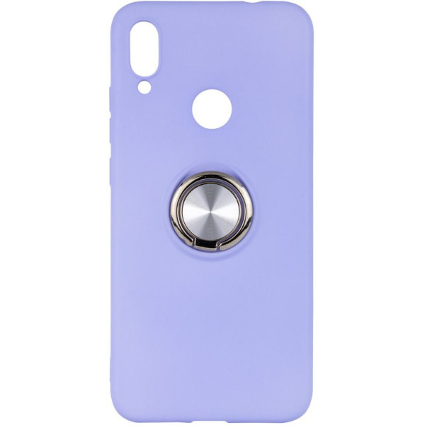 

TPU Summer ColorRing под магнитный держатель для Samsung Galaxy A20 / A30 (Фиолетовый) (713385)