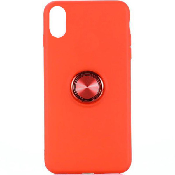 

TPU Summer ColorRing под магнитный держатель для Samsung Galaxy A10 (A105F) (Красный) (713373)