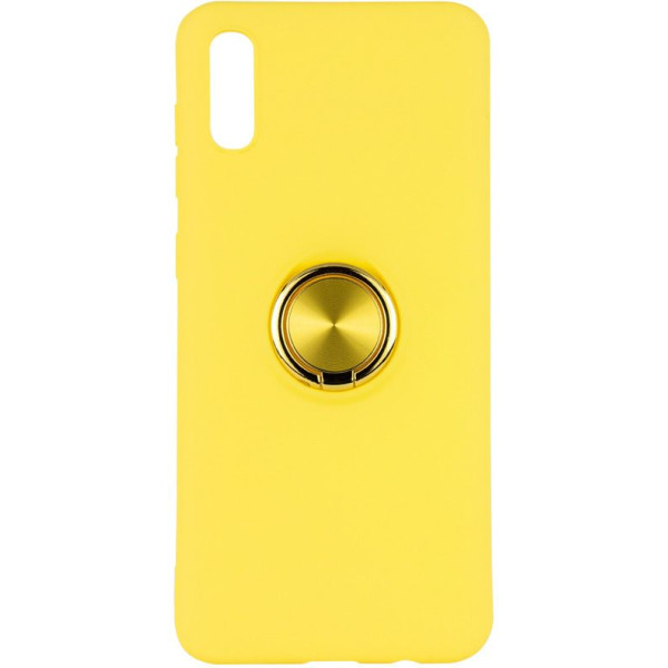 

TPU Summer ColorRing под магнитный держатель для Apple iPhone XS Max (6.5) (Желтый) (708295)