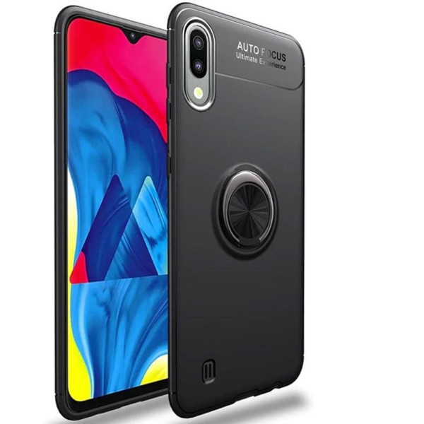 

TPU Deen ColorRing под магнитный держатель для Samsung Galaxy M10 (Черный / Черный) (707875)