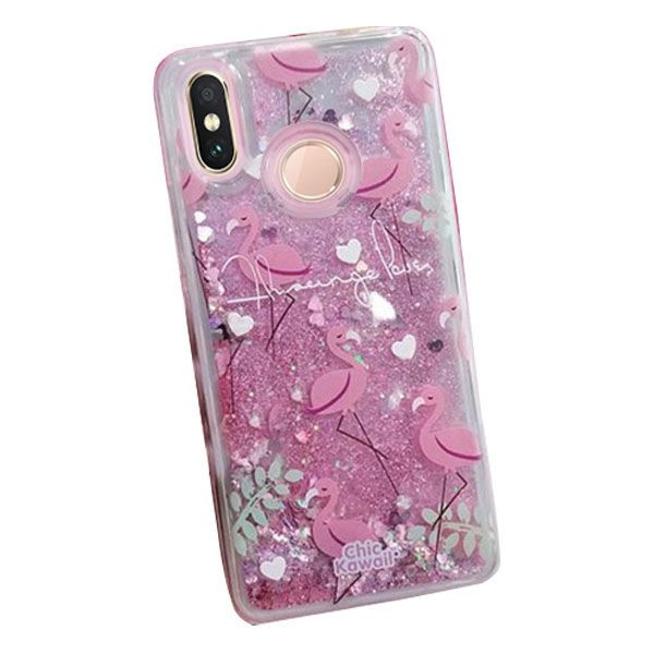

TPU с переливающимися блестками для Xiaomi Redmi Note 5 Pro / Note 5 (DC) (Фламинго) (621586)