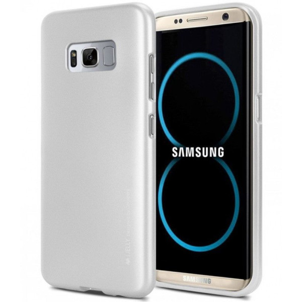 

TPU Mercury iJelly Metal series для Samsung G955 Galaxy S8 Plus (Серебряный) (60154)