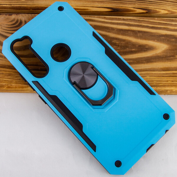 

Ударопрочный чехол SG Ring Color магнитный держатель для Xiaomi Redmi Note 8 Голубой (111520)